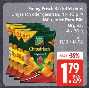 Edeka FUNNY-FRISCH Kartoffelchips Angebot