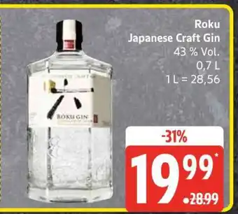 Edeka Roku Japanese Craft Gin Angebot