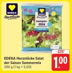 Edeka EDEKA Herzstücke Salat der Saison Sommermix Angebot