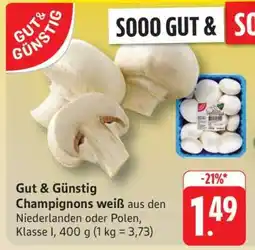 Edeka Gut & Günstig Champignons weiß Angebot