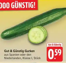Edeka Gut & Günstig Gurken Angebot
