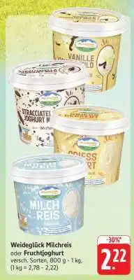 Edeka Weideglück Milchreis oder Fruchtjoghurt Angebot