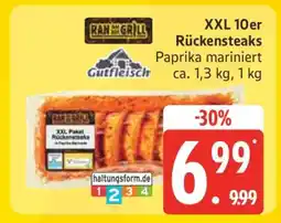 Edeka XXL 10er Rückensteaks Angebot