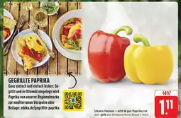 Edeka Paprika rot oder gelb Angebot