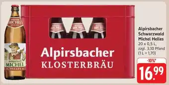Edeka Alpirsbacher Schwarzwald Michel Helles Angebot