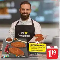 Edeka Feuerwehr-Steaks Angebot
