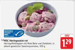 Edeka MSC Heringssalat rot Angebot