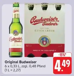 Edeka Original Budweiser Angebot