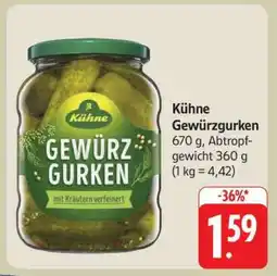 Edeka KÜHNE Gewürzgurken Angebot
