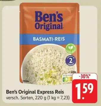 Edeka Ben’s Original Express Reis Angebot