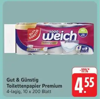 Edeka Gut & Günstig Toilettenpapier Premium Angebot