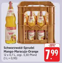 Edeka Schwarzwald-Sprudel Mango-Maracuja-Orange Angebot