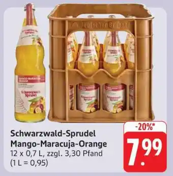 Edeka Schwarzwald-Sprudel Mango-Maracuja-Orange Angebot