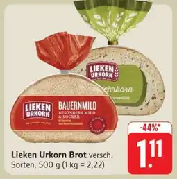 Edeka Lieken Urkorn Brot Angebot