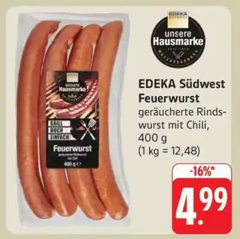 Edeka EDEKA Südwest Feuerwurst Angebot