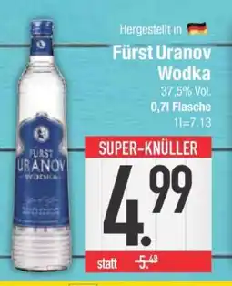 Edeka Fürst Uranov Wodka Angebot