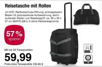 Edeka Reisetasche mit Rollen Angebot