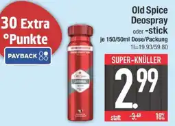 Edeka OLD SPICE Deospray oder -stick Angebot