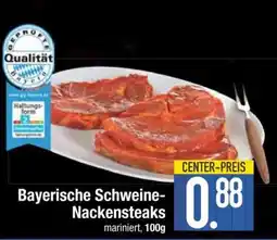 Edeka Bayerische Schweine-Nackensteaks Angebot