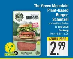 Edeka The Green Mountain Plant-based Burger, Schnitzel Angebot