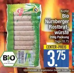 Edeka Kupfer Bio Nürnberger Rostbratwürste Angebot