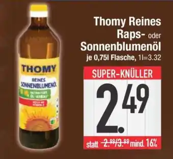 Edeka Thomy Reines Raps- oder Sonnenblumenöl Angebot