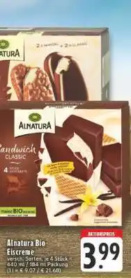 Edeka Alnatura Bio Eiscreme Angebot