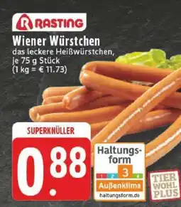 Edeka Rasting Wiener Würstchen Angebot