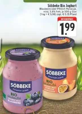 Edeka Söbbeke Bio Joghurt Angebot