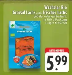 Edeka Wechsler Bio Gravad Lachs oder Irischer Lachs Angebot