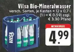 Edeka Vilsa Bio-Mineralwasser Angebot