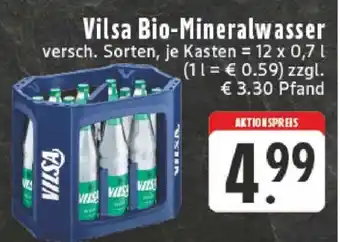 Edeka Vilsa Bio-Mineralwasser Angebot