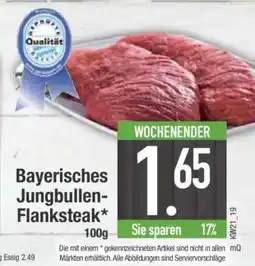 Edeka Bayerisches Jungbullen-Flanksteak Angebot