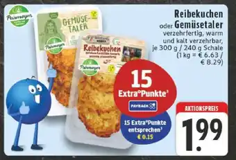 Edeka Reibekuchen oder Gemüsetaler Angebot