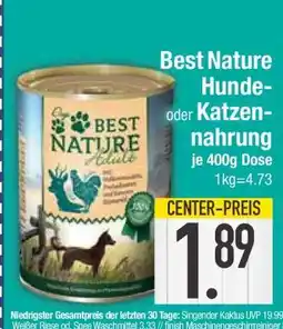 Edeka Best Nature Hunde- oder Katzennahrung Angebot