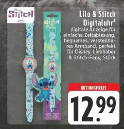 Edeka Lilo & Stitch Digitaluhr Angebot