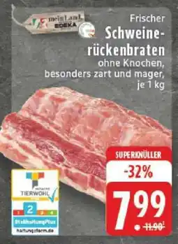 Edeka Frischer Schweinerückenbraten Angebot