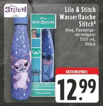 Edeka Lilo & Stitch Wasserflasche Angebot