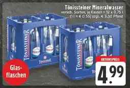 Edeka Tönissteiner Mineralwasser Angebot