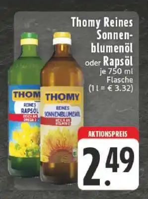 Edeka Thomy Reines Sonnenblumenöl oder Rapsöl Angebot