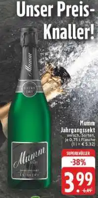 Edeka Mumm Jahrgangssekt Angebot