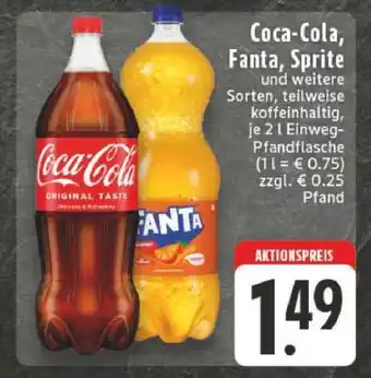 Edeka Coca­Cola/ Fanta/ Sprite Angebot