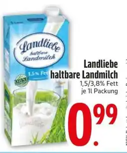 Edeka LANDLIEBE Haltbare Landmilch Angebot