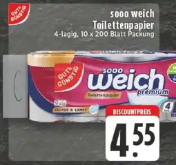 Edeka sooo weich Toilettenpapier Angebot