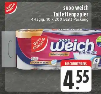 Edeka sooo weich Toilettenpapier Angebot