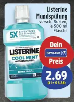 Edeka LISTERINE Mundspülung Angebot