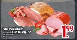 Edeka Puten-Paprikabrust oder Frühstücksspeck Angebot