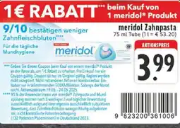 Edeka meridol Zahnpasta Angebot