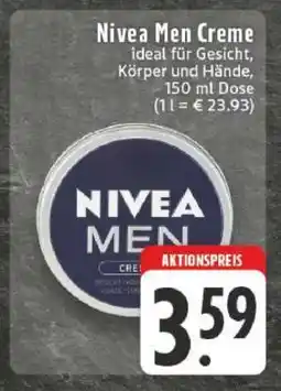 Edeka NIVEA MEN Creme Angebot