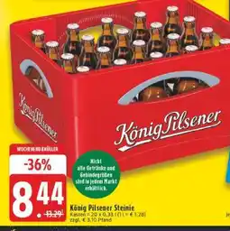Edeka König Pilsener Steinie Angebot